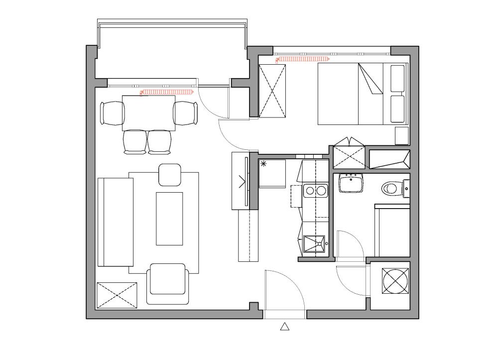 Slika 11 - Bulevar Mihajla Pupina, Jednoiposoban stan za izdavanje, 40m2, 600€